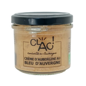 Crème d’aubergine au bleu d’Auvergne