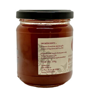 Confiture de pomme au Piment d’Espelette