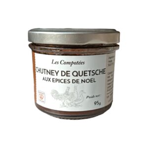 Chutney de Quetsche aux Épices de Noël