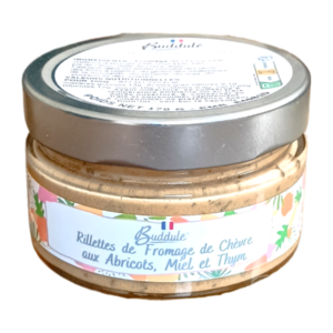 Rillettes de fromage de chèvre aux abricots au miel et au thym