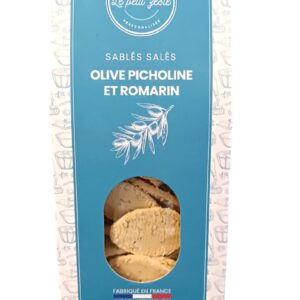 Sablés Olives Picholine et Romarin